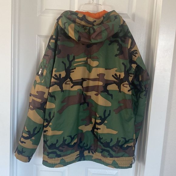 Burton Dryride Ski Snowboarding Jacket Camouflage Outdoor Performance Men’s Sz M - Picture 2 of 15